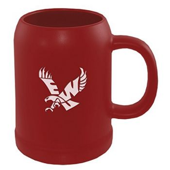 22 oz Ceramic Stein Coffee Mug - Eastern Washington Eagles