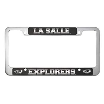 Stainless Steel License Plate Frame - La Salle Explorers