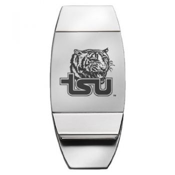 Stainless Steel Money Clip - Tennessee State Tigers