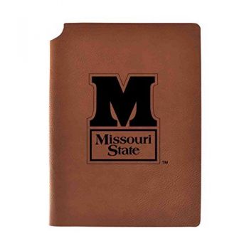 Leather Hardcover Notebook Journal - Missouri State Bears