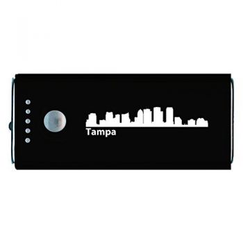 Quick Charge Portable Power Bank 5200 mAh - Tampa City Skyline
