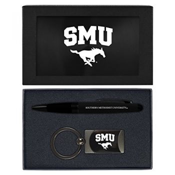 Prestige Pen and Keychain Gift Set - SMU Mustangs