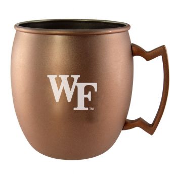16 oz Stainless Steel Copper Toned Mug - Wake Forest Demon Deacons