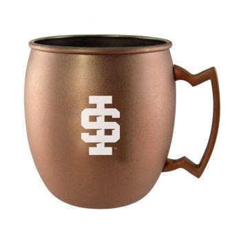 16 oz Stainless Steel Copper Toned Mug - Idaho State Bengals