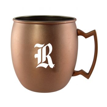 16 oz Stainless Steel Copper Toned Mug - Rice Owls