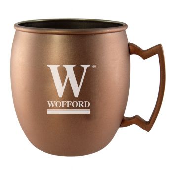 16 oz Stainless Steel Copper Toned Mug - Wofford Terriers