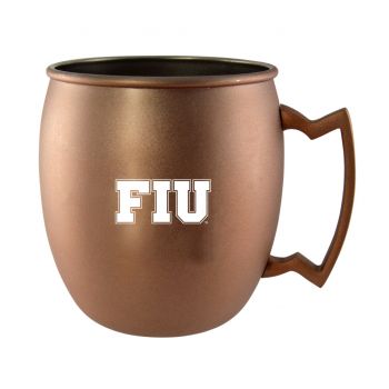 16 oz Stainless Steel Copper Toned Mug - FIU Panthers
