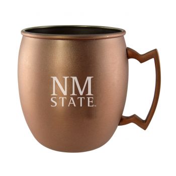 16 oz Stainless Steel Copper Toned Mug - NMSU Aggies