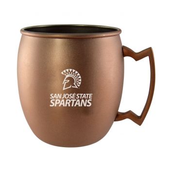 16 oz Stainless Steel Copper Toned Mug - San Jose State Spartans