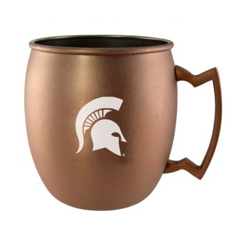 16 oz Stainless Steel Copper Toned Mug - Michigan State Spartans