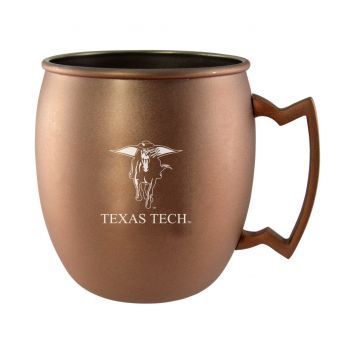 16 oz Stainless Steel Copper Toned Mug - Texas Tech Red Raiders