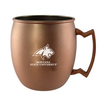 16 oz Stainless Steel Copper Toned Mug - Montana State Bobcats