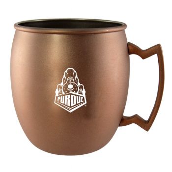 16 oz Stainless Steel Copper Toned Mug - Purdue Boilermakers