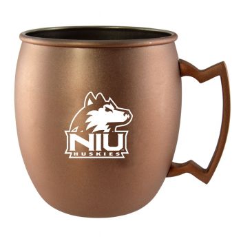 16 oz Stainless Steel Copper Toned Mug - NIU Huskies