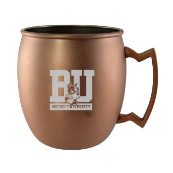 16 oz Stainless Steel Copper Toned Mug - Boston University