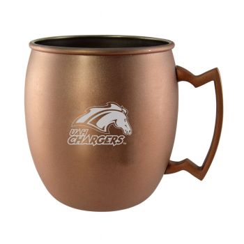 16 oz Stainless Steel Copper Toned Mug - UAH Chargers