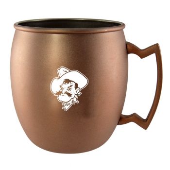 16 oz Stainless Steel Copper Toned Mug - Oklahoma State Bobcats