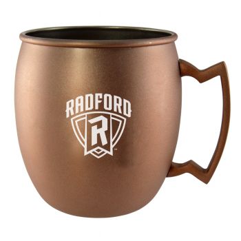 16 oz Stainless Steel Copper Toned Mug - Radford Highlanders