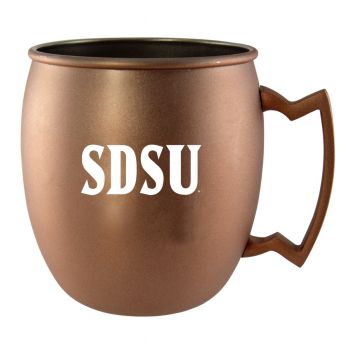 16 oz Stainless Steel Copper Toned Mug - SDSU Aztecs