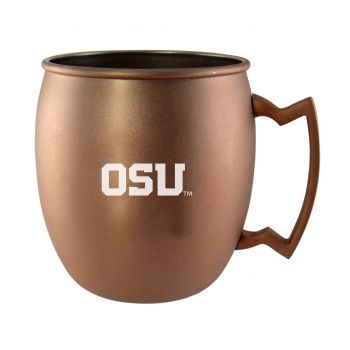 16 oz Stainless Steel Copper Toned Mug - Oregon State Beavers