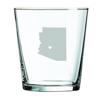 13 oz Cocktail Glass - I Heart Arizona - I Heart Arizona