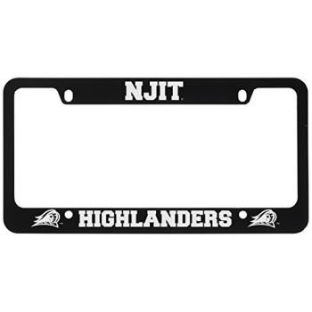 Stainless Steel License Plate Frame - NJIT Highlanders