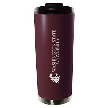 16 oz Vacuum Insulated Tumbler with Lid - Washington State Cougars