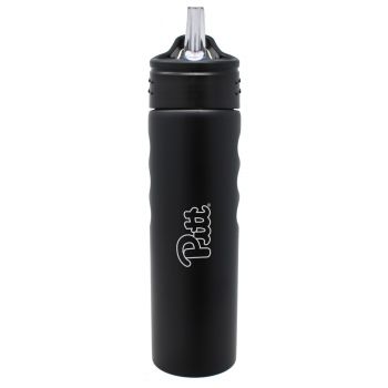 24 oz Stainless Steel Sports Water Bottle - Pittsburgh Panthers