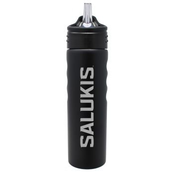 24 oz Stainless Steel Sports Water Bottle - Southern Illinois Salukis