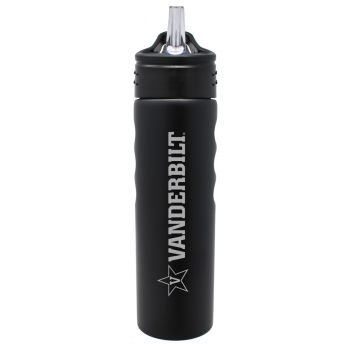 24 oz Stainless Steel Sports Water Bottle - Vanderbilt Commodores