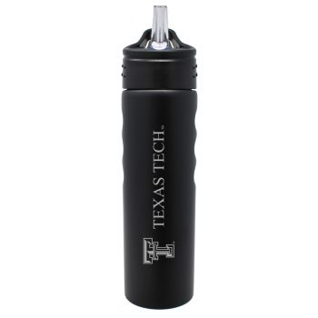 24 oz Stainless Steel Sports Water Bottle - Texas Tech Red Raiders