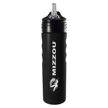 24 oz Stainless Steel Sports Water Bottle - Mizzou Tigers