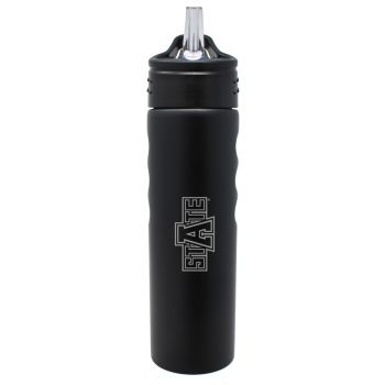 24 oz Stainless Steel Sports Water Bottle - Arkansas State Red Wolves