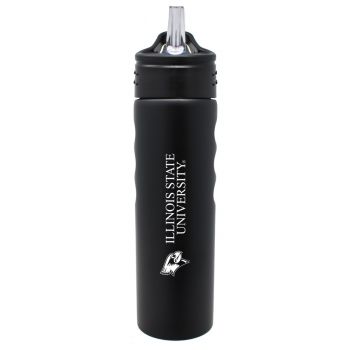 24 oz Stainless Steel Sports Water Bottle - Illinois State Redbirds