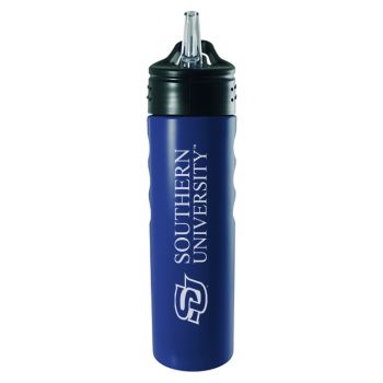 24 oz Stainless Steel Sports Water Bottle - Southern University Jaguars