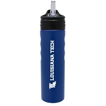 24 oz Stainless Steel Sports Water Bottle - LA Tech Bulldogs