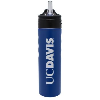 24 oz Stainless Steel Sports Water Bottle - UC Davis Aggies