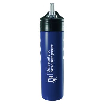 24 oz Stainless Steel Sports Water Bottle - New Hampshire Wildcats