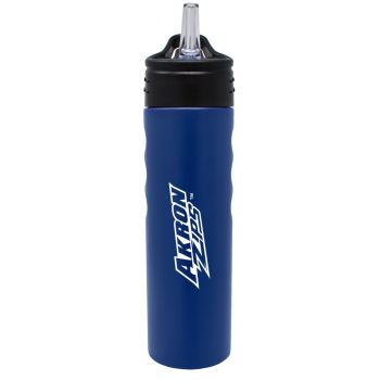 24 oz Stainless Steel Sports Water Bottle - Akron Zips