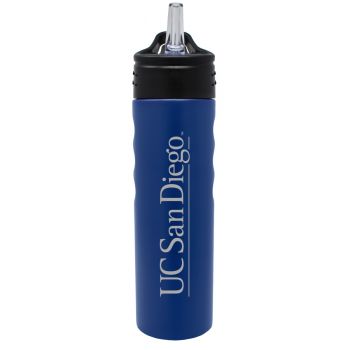 24 oz Stainless Steel Sports Water Bottle - UCSD Tritons