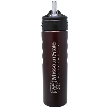 24 oz Stainless Steel Sports Water Bottle - Missouri State Bears