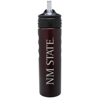 24 oz Stainless Steel Sports Water Bottle - NMSU Aggies