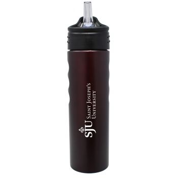 24 oz Stainless Steel Sports Water Bottle - St. Joseph's Hawks