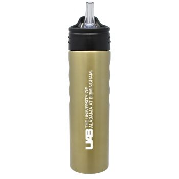 24 oz Stainless Steel Sports Water Bottle - UAB Blazers