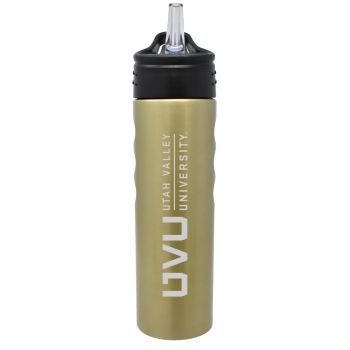 24 oz Stainless Steel Sports Water Bottle - UVU Wolverines
