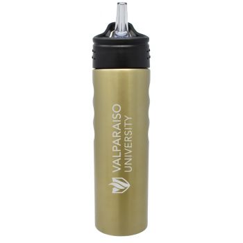 24 oz Stainless Steel Sports Water Bottle - Valparaiso Crusaders