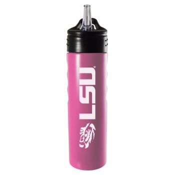 24 oz Stainless Steel Sports Water Bottle - LSU Tigers