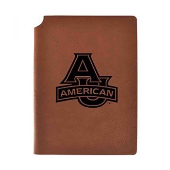 Leather Hardcover Notebook Journal - American University