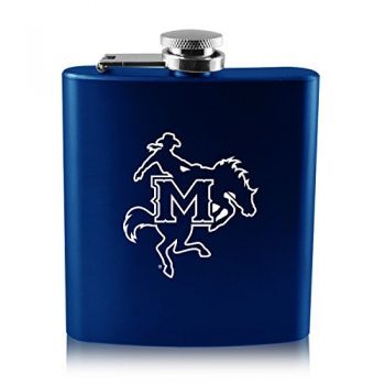 6 oz Stainless Steel Hip Flask - McNeese State Cowboys