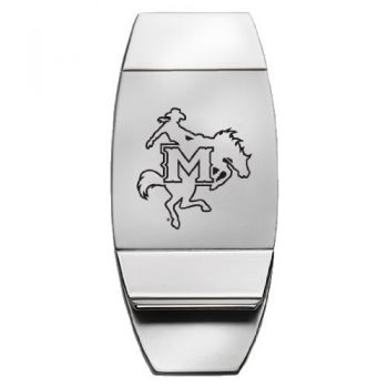 Stainless Steel Money Clip - McNeese State Cowboys